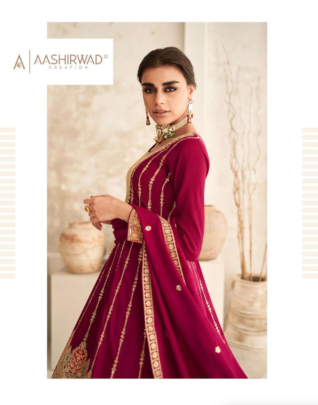 Aashirwad Creation Romani Buy Salwar Kameez Wholesale SURAT