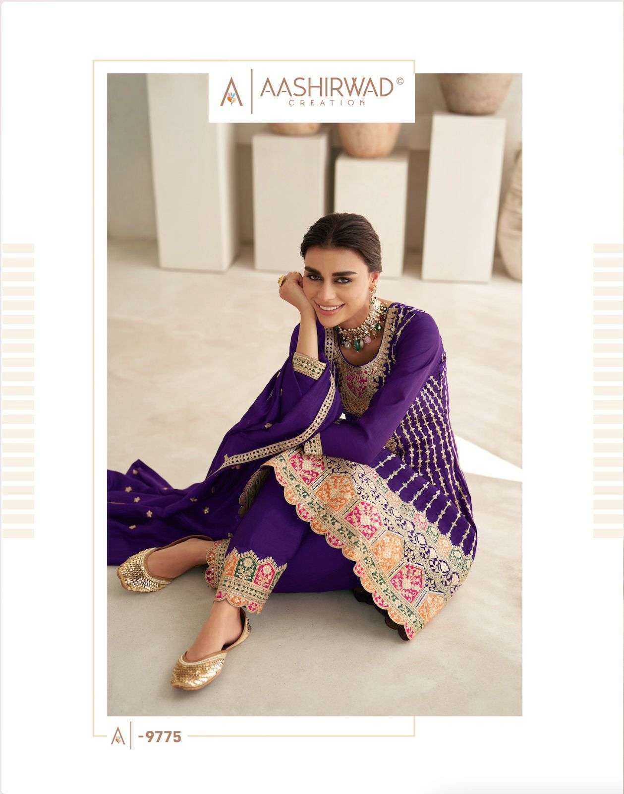 Aashirwad Creation Romani Buy Salwar Kameez Wholesale SURAT