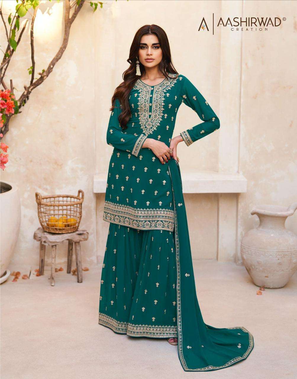 Aashirwad Creation Zohra Salwar Kameez