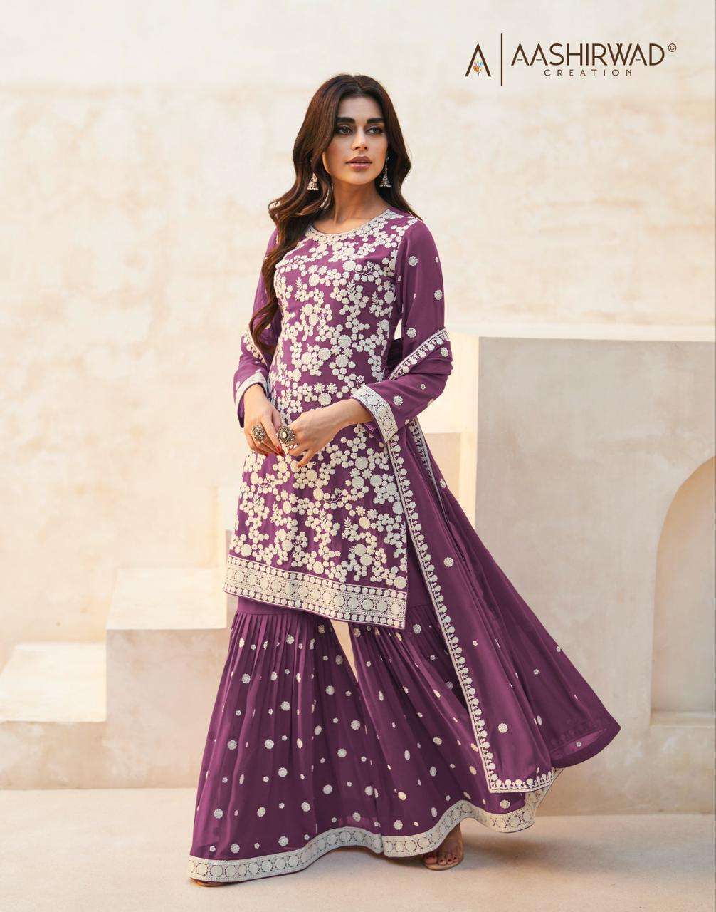 Aashirwad Creation Zohra Salwar Kameez