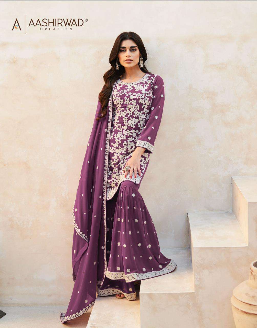 Aashirwad Creation Zohra Salwar Kameez