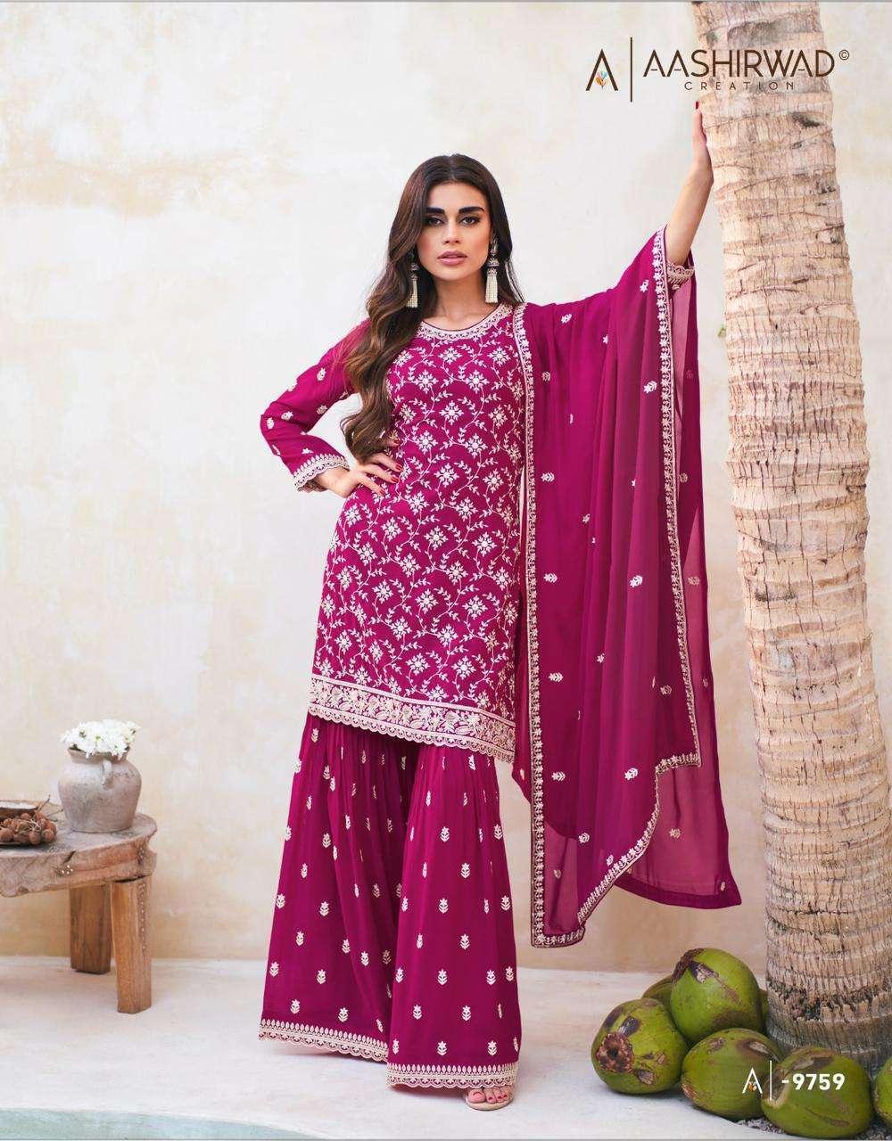 Aashirwad Creation Zohra Salwar Kameez