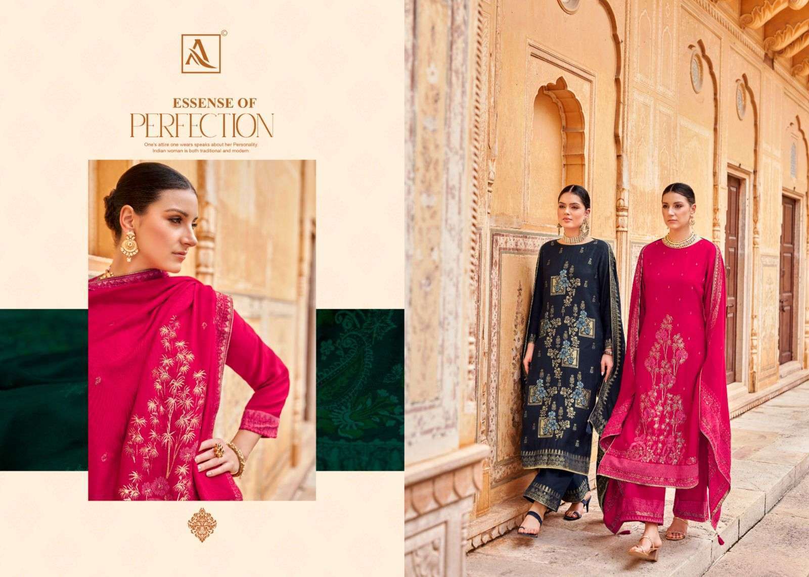 Alok Suit Bansuri Designer Salwar Kameez Wholesale surat