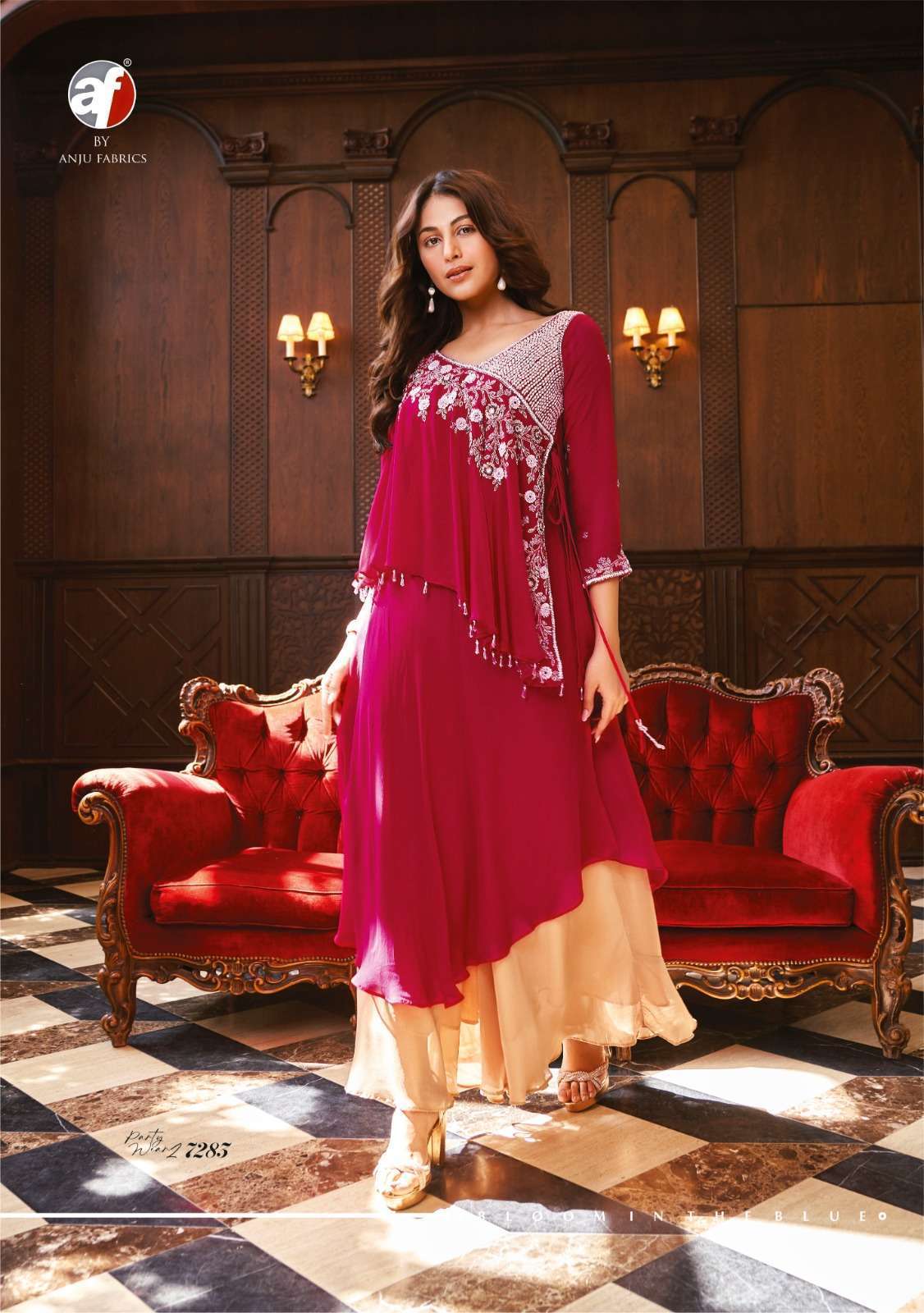 Party Wear Kurti - Indo Western - WOMEN