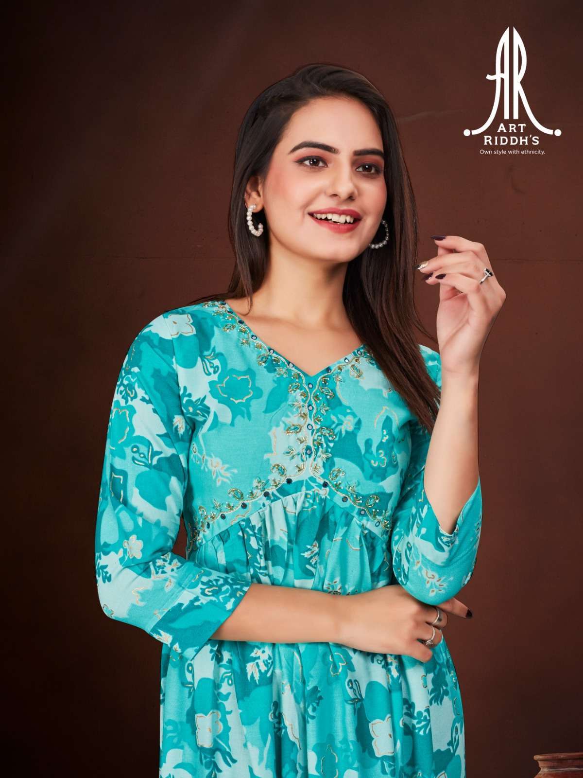 designer dresses in surat SAI DRESSES PRESENT D.NO 483 KURTI COMBO