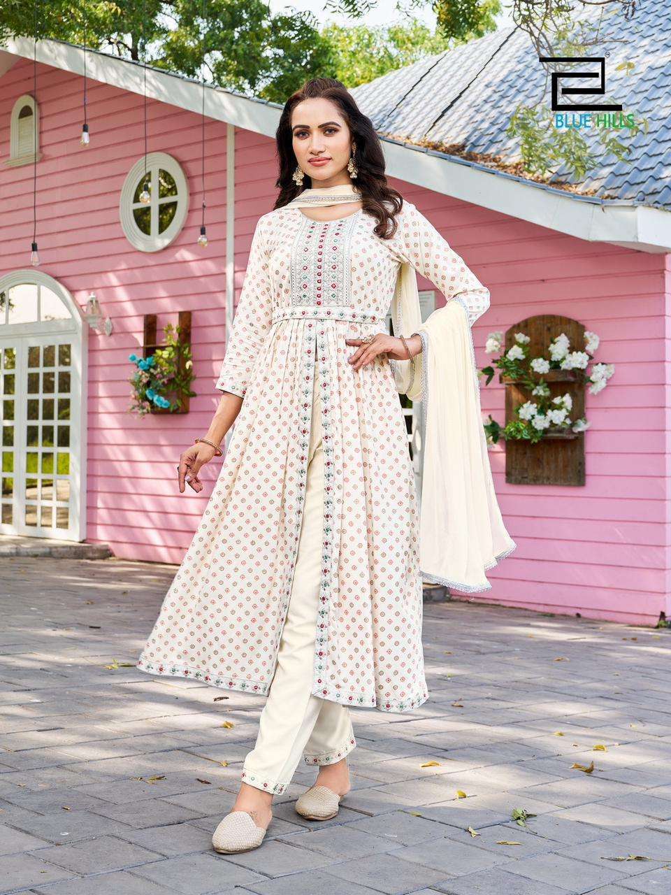 Blue Hills Fashion Reel Kurti Pant Dupatta Wholesale In SURAT