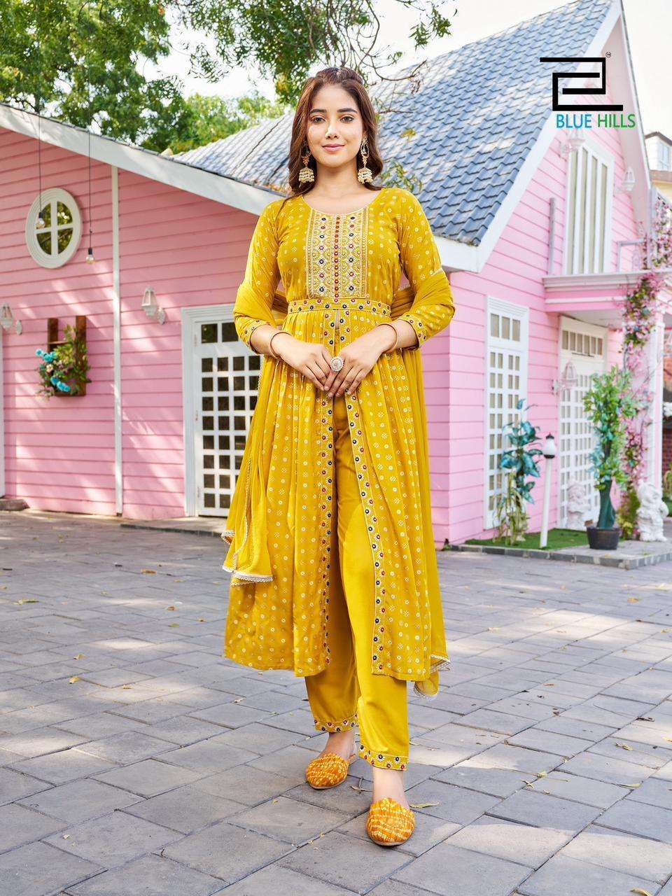 Blue Hills Fashion Reel Kurti Pant Dupatta Wholesale In SURAT