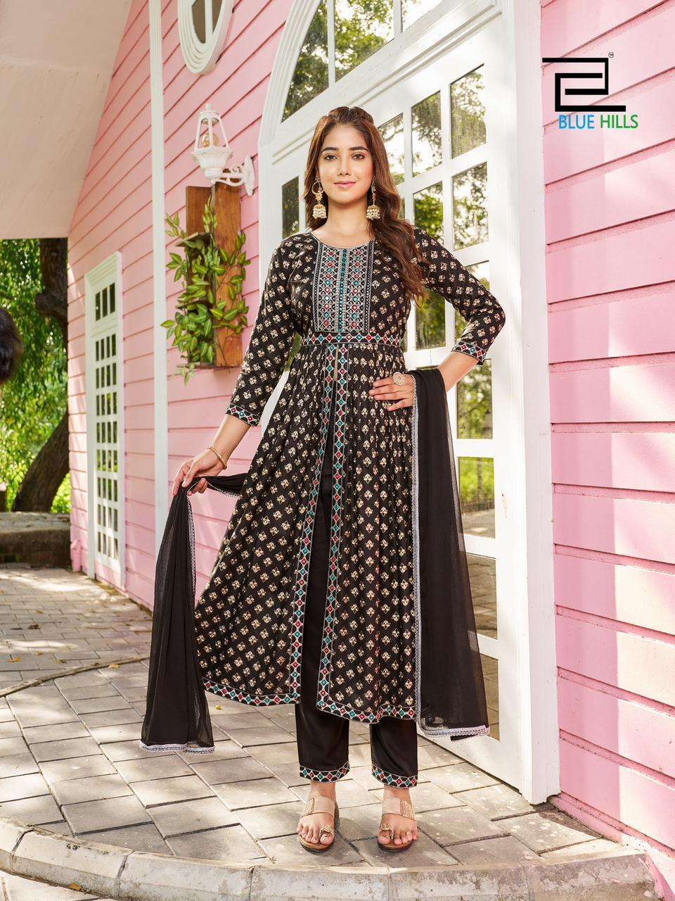 Blue Hills Fashion Reel Kurti Pant Dupatta Wholesale In SURAT