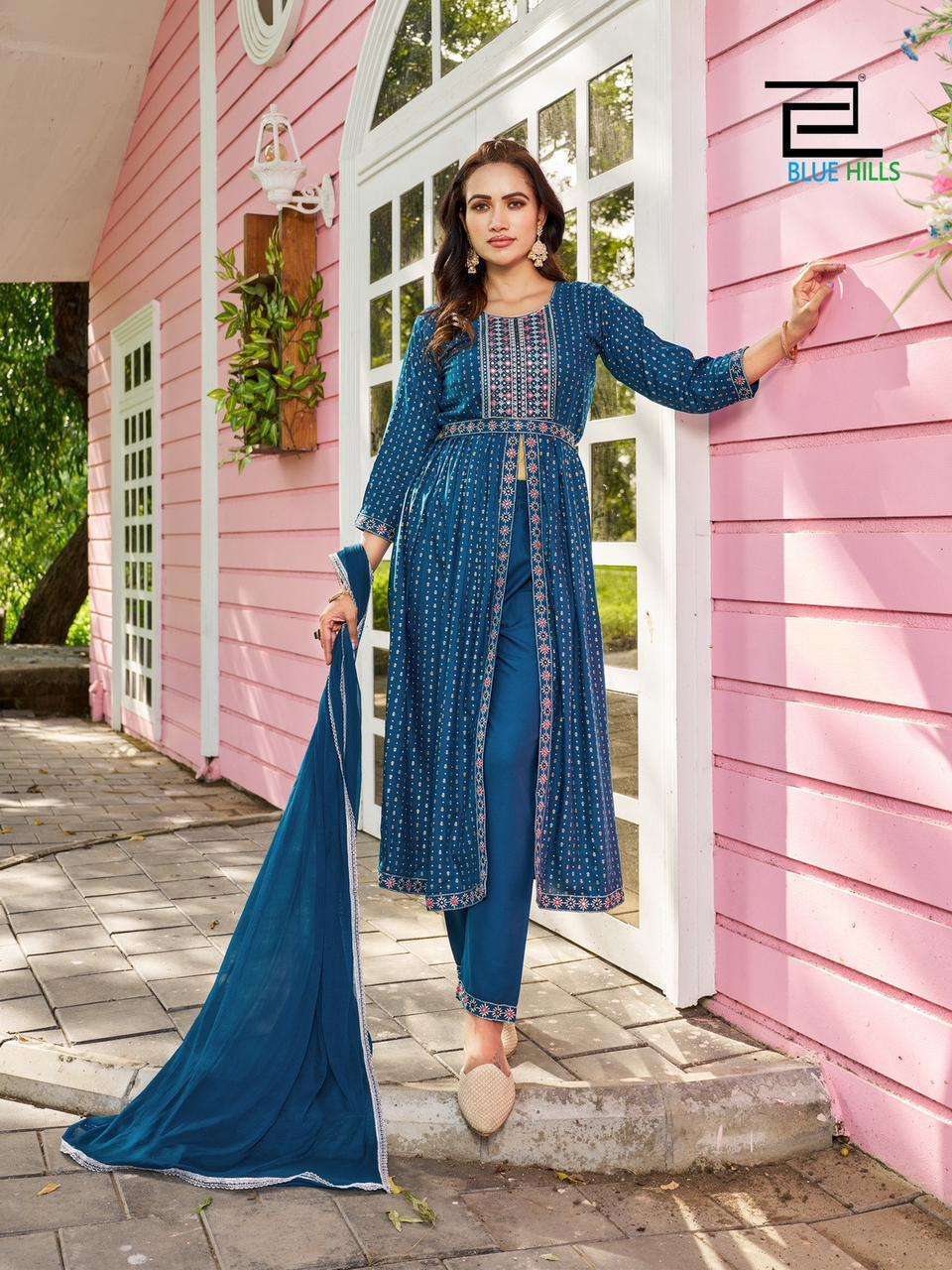 Blue Hills Fashion Reel Kurti Pant Dupatta Wholesale In SURAT