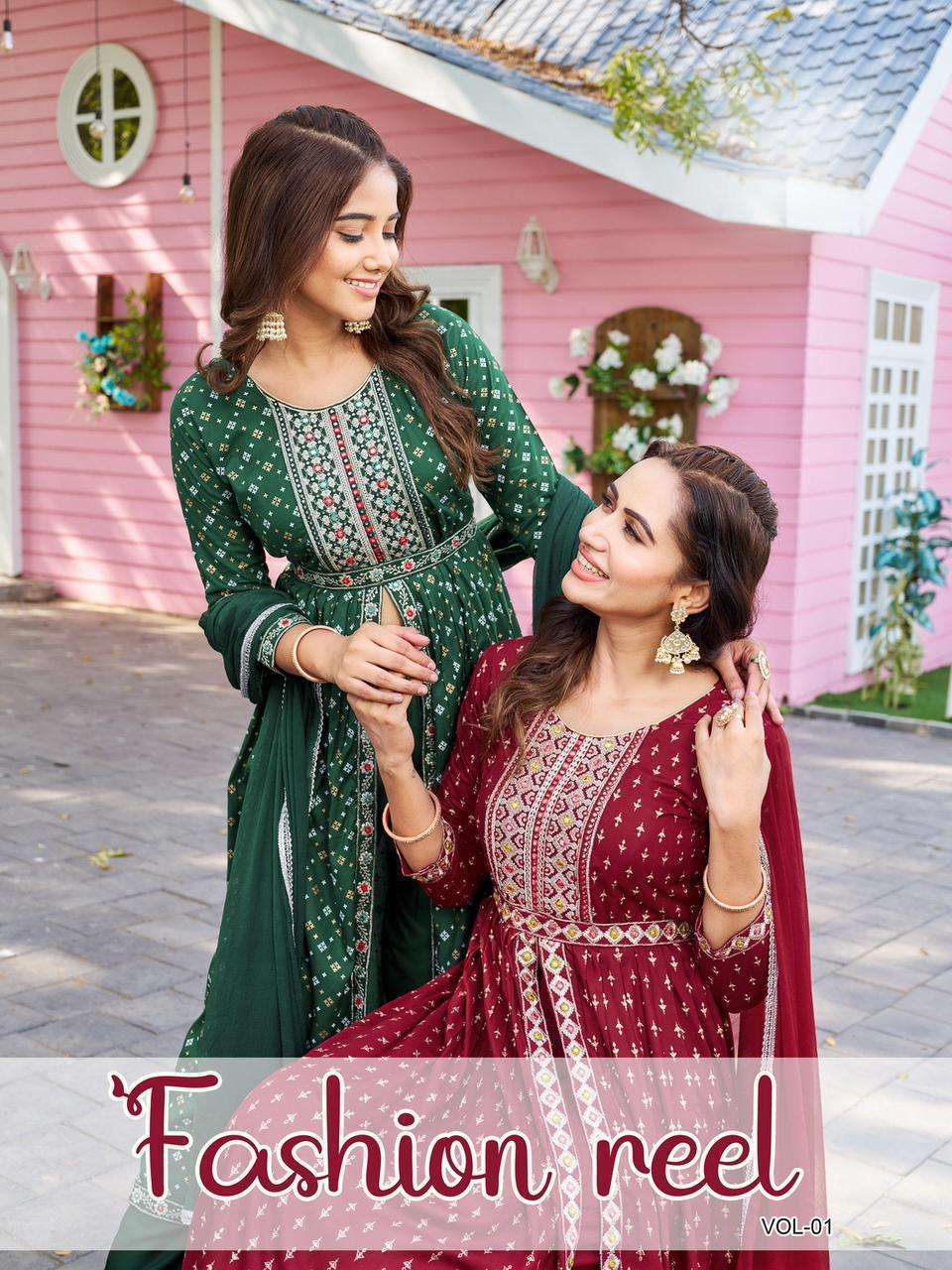 Blue Hills Fashion Reel Kurti Pant Dupatta Wholesale In SURAT