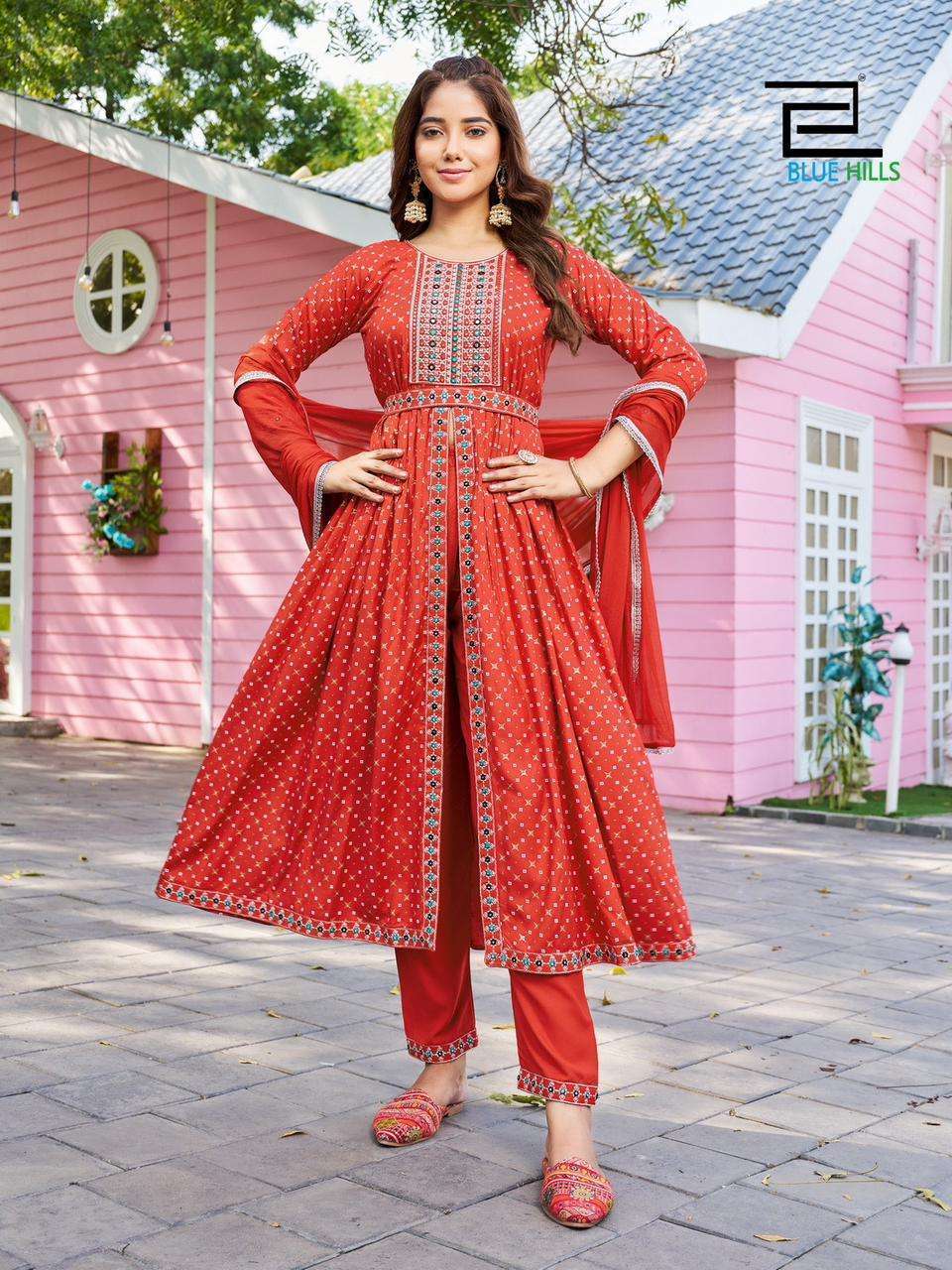Blue Hills Fashion Reel Kurti Pant Dupatta Wholesale In SURAT