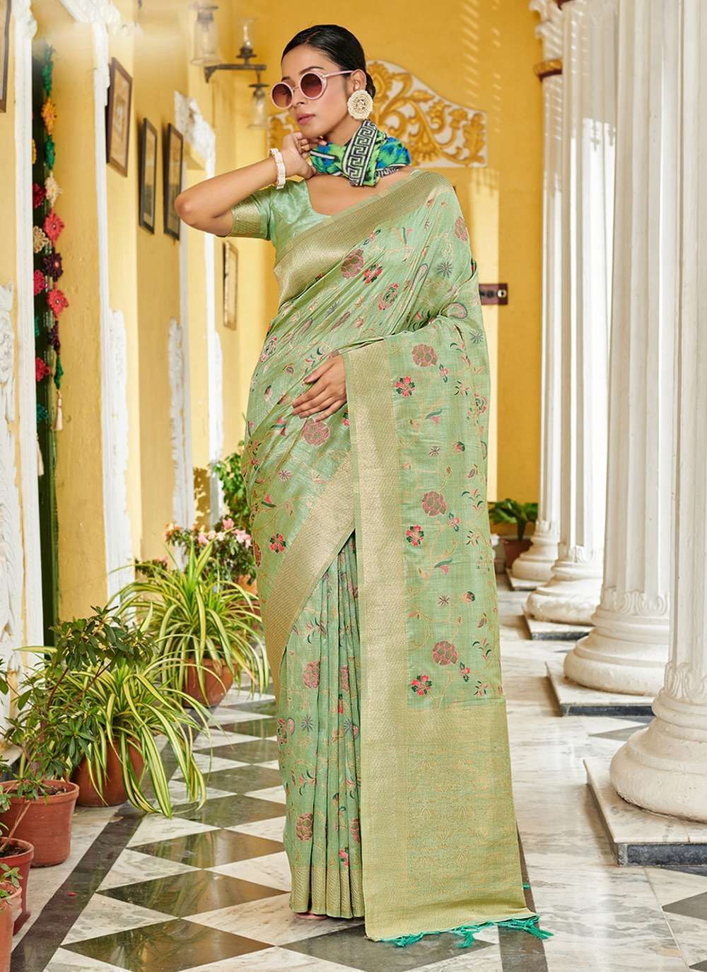 Bunawat Julie Silk Banarasi Silk Saree 