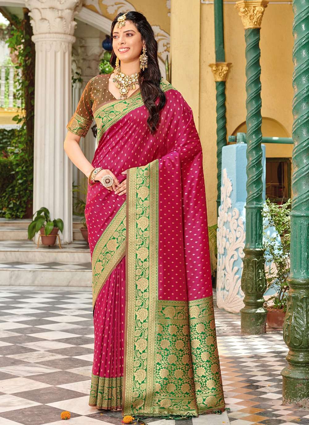BUNAWAT ROOPREKHA Banarasi Silk Saree 