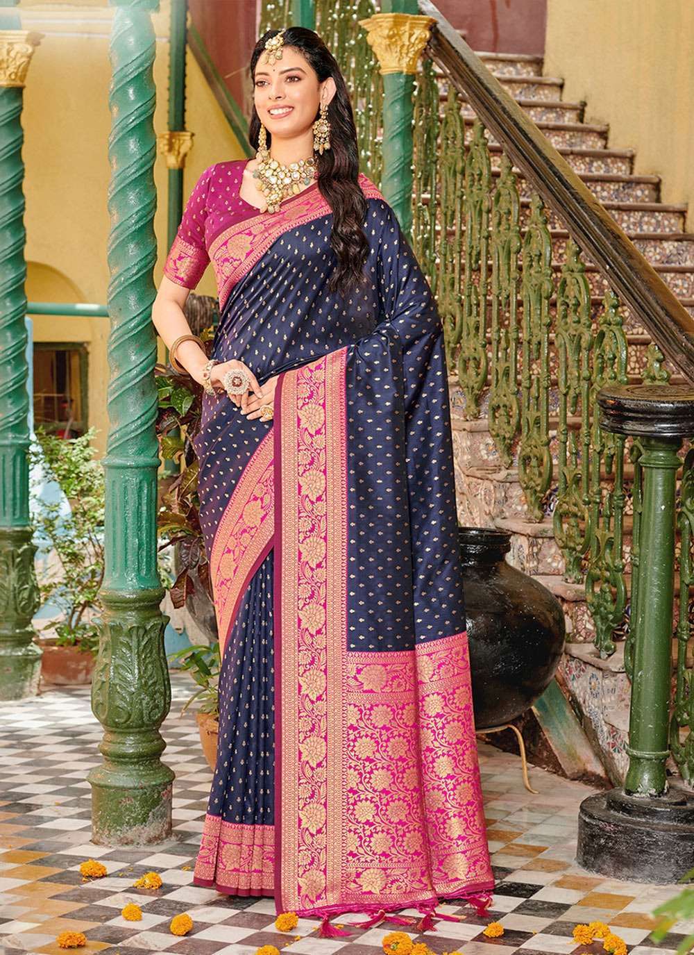 Banarasi silk saree best sale wholesale