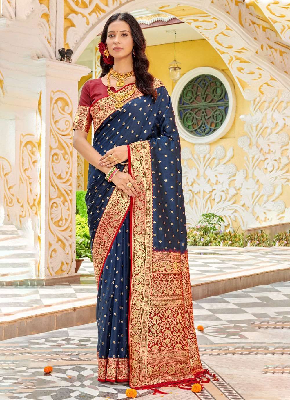 BUNAWAT RUDALI Banarasi Silk Saree