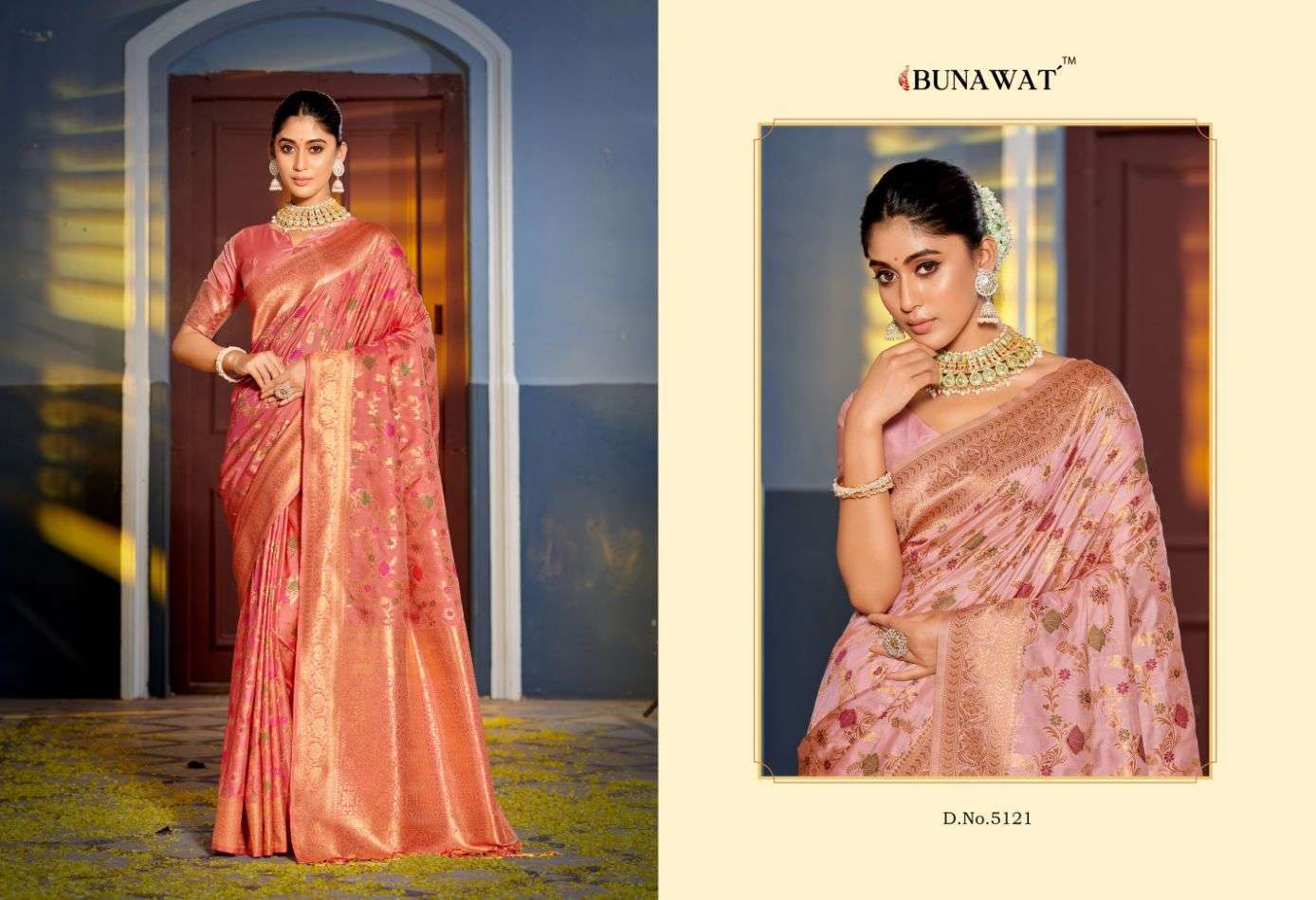 Bunawat Vastukala Heavy Silk Saree Manufacturer In SURAT
