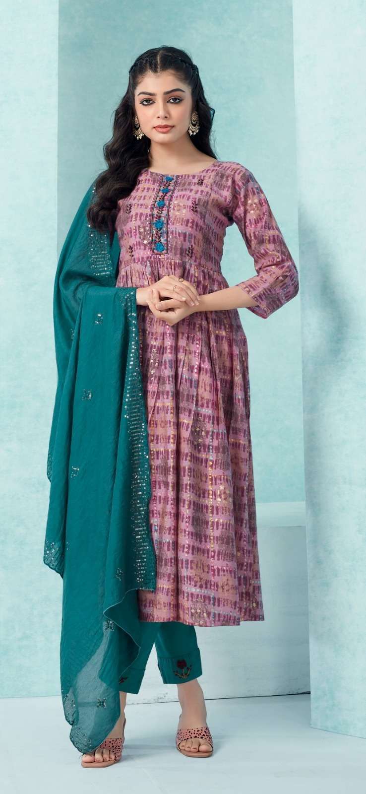 	Colourpix Vol - 4 Model Chanderi Kurti Wholesale surat