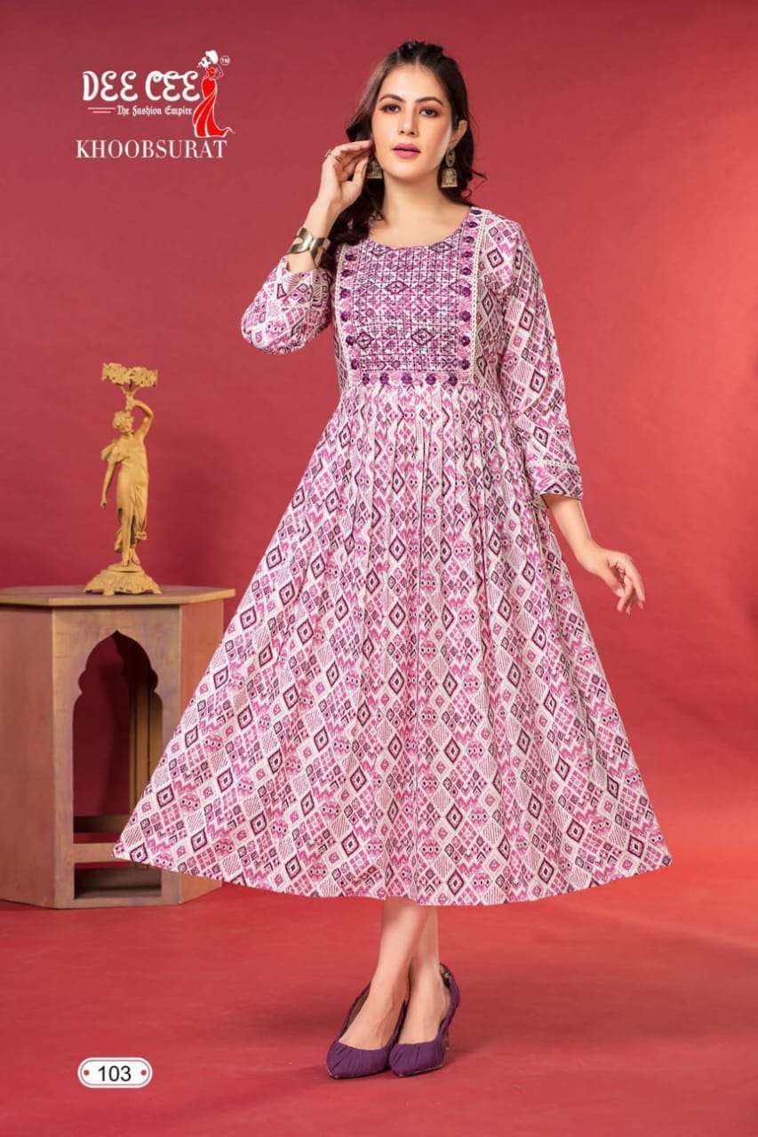 	Deecee Khoobsurat Rayon Kurti Wholesale Price INDIA