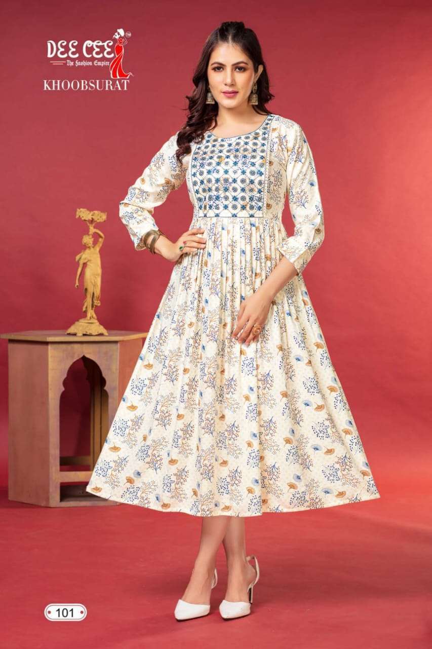 	Deecee Khoobsurat Rayon Kurti Wholesale Price INDIA