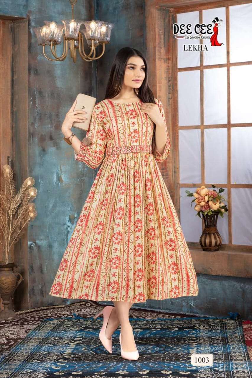 Deecee Lekha Printed Designer Kurti Wholesale  collection in surat