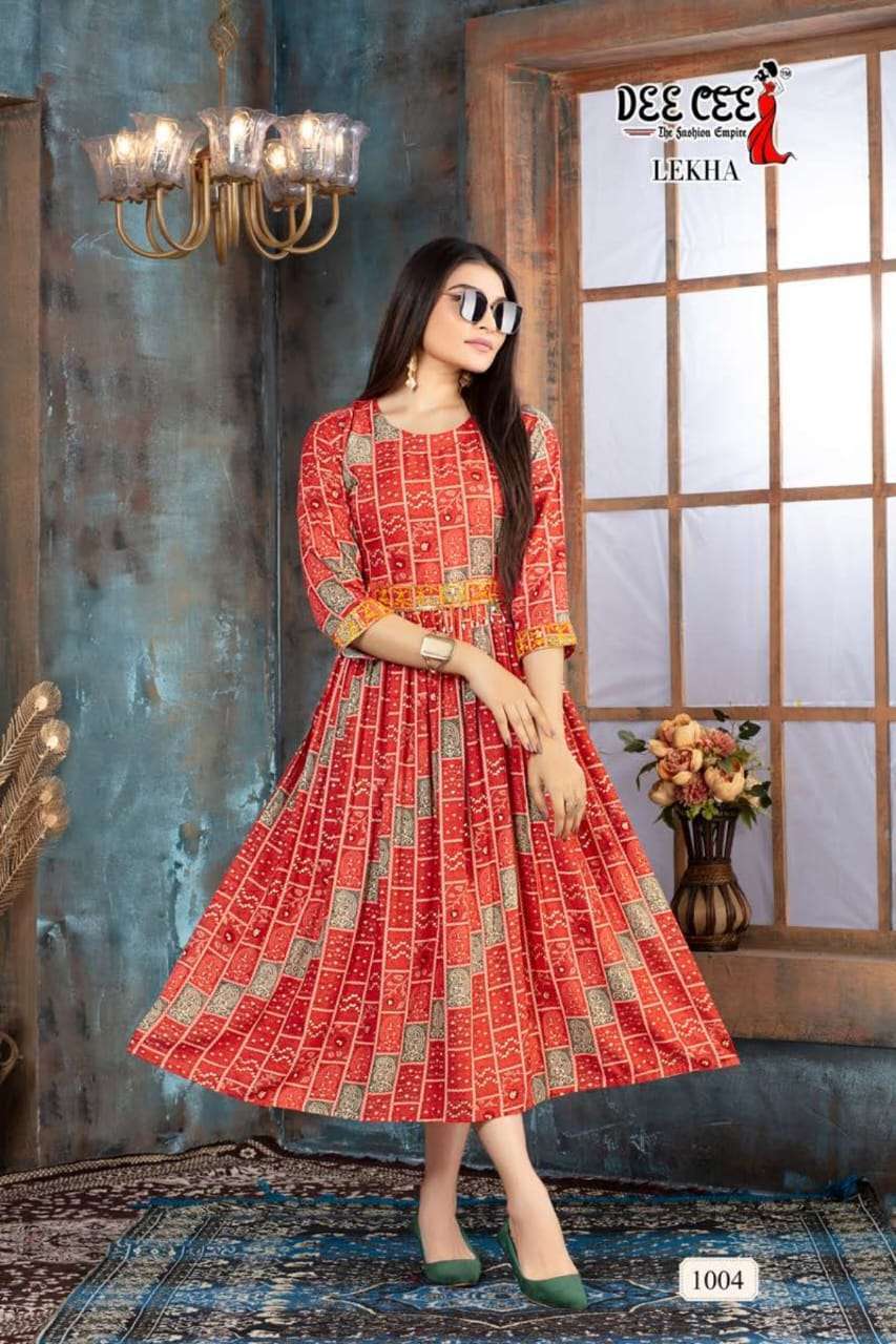 Deecee Lekha Printed Designer Kurti Wholesale  collection in surat