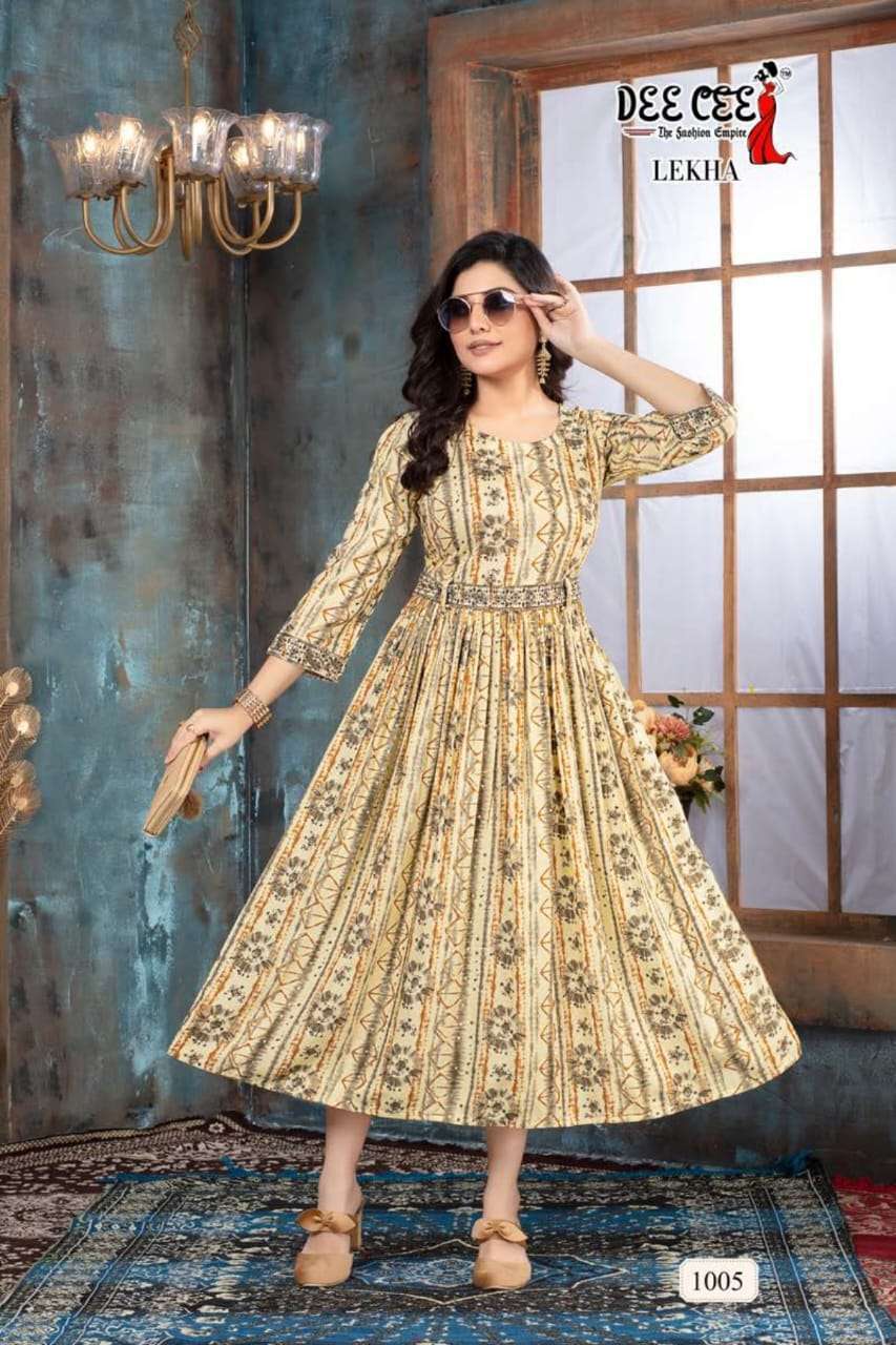 Deecee Lekha Printed Designer Kurti Wholesale  collection in surat