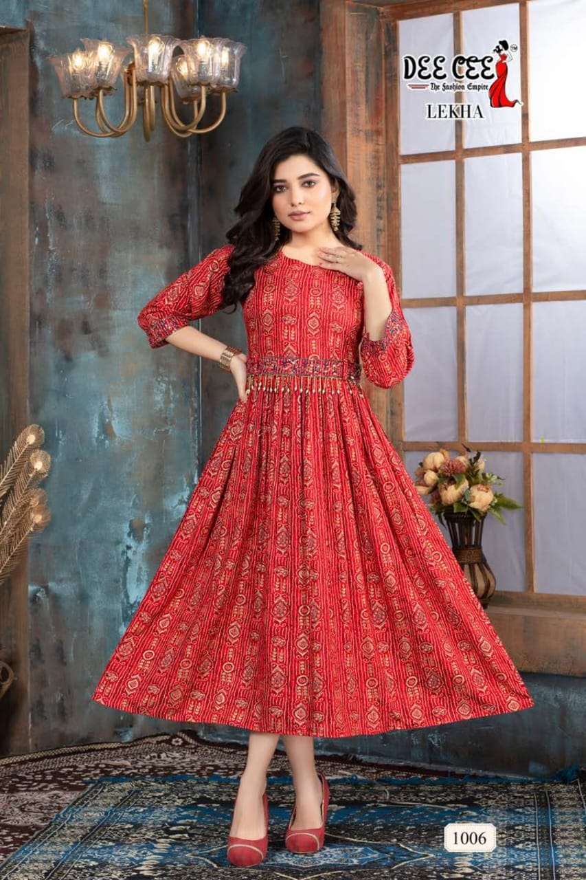 Deecee Lekha Printed Designer Kurti Wholesale  collection in surat