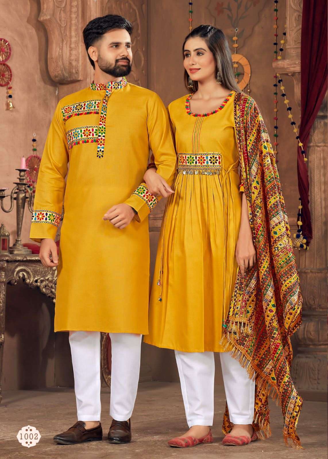 Designer Exclusive Navratri Special Couple Kurta 3 Collection