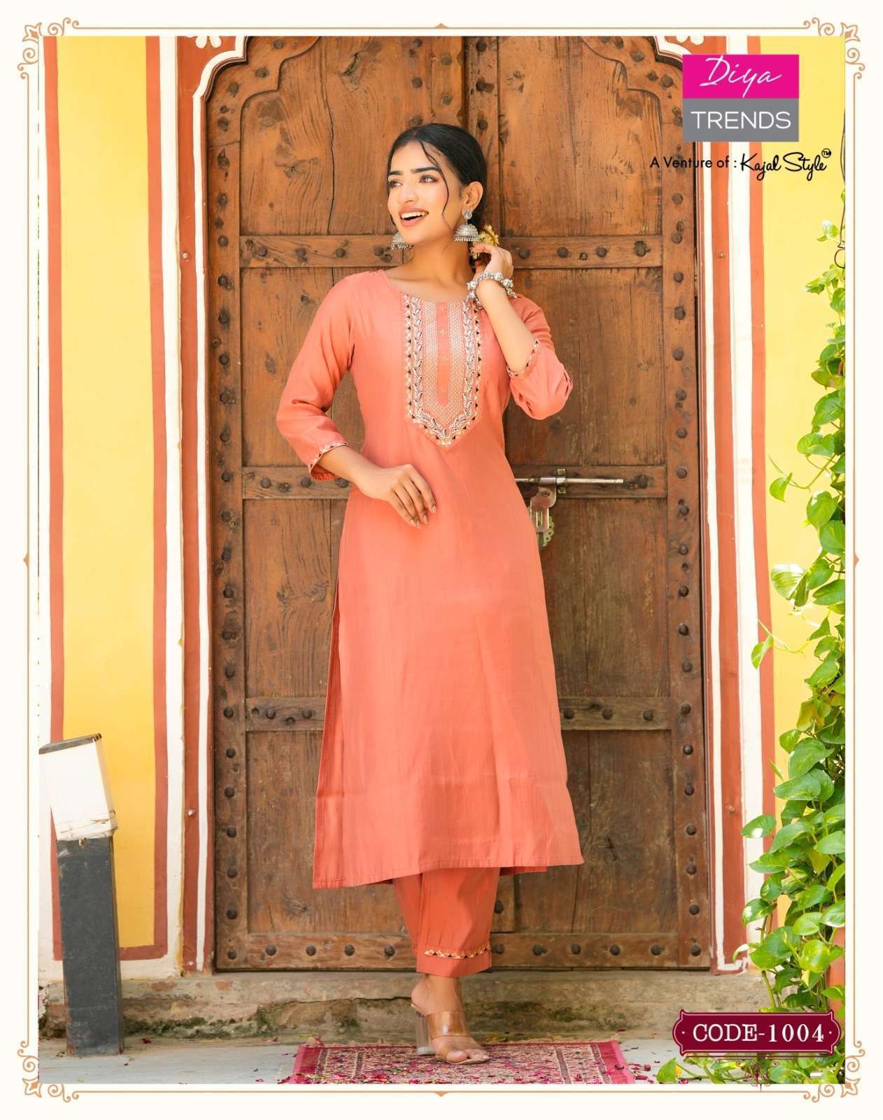 DIYA TRENDS SATRANGI VOL.1  Maslin Kurti