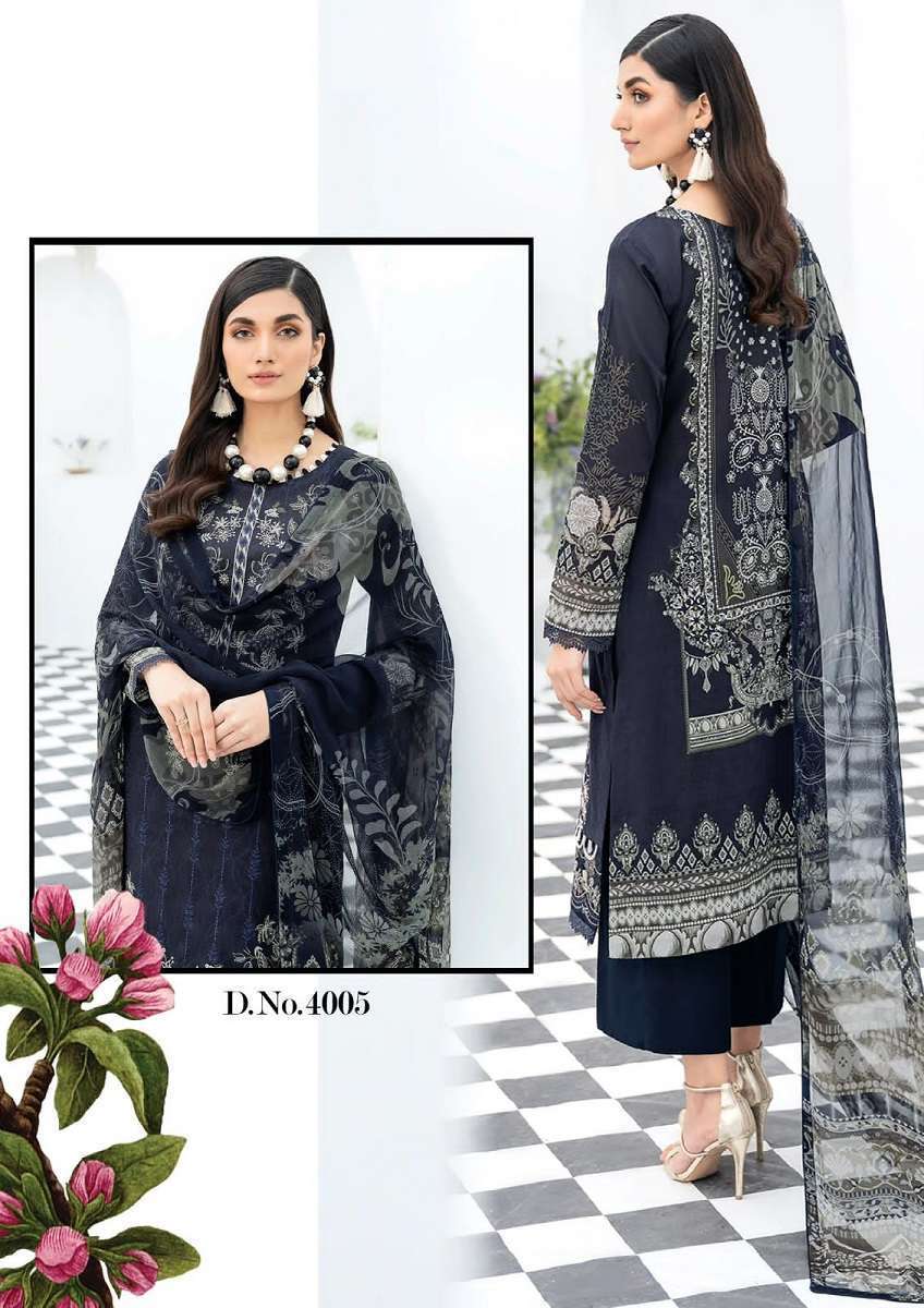 Gull A Ahmed Riwayat Vol 4 Lawn Cotton Pakisthani Suit INDIA