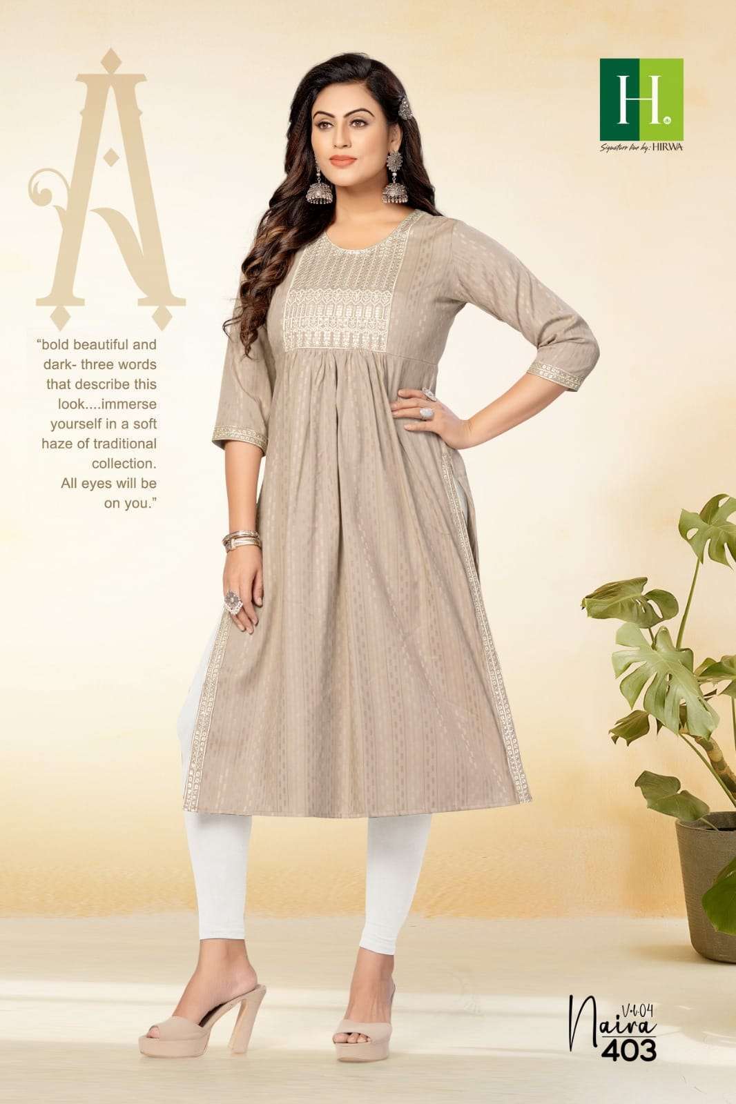 Hirwa Naira Cut Kurti Vol-4 Kurti 