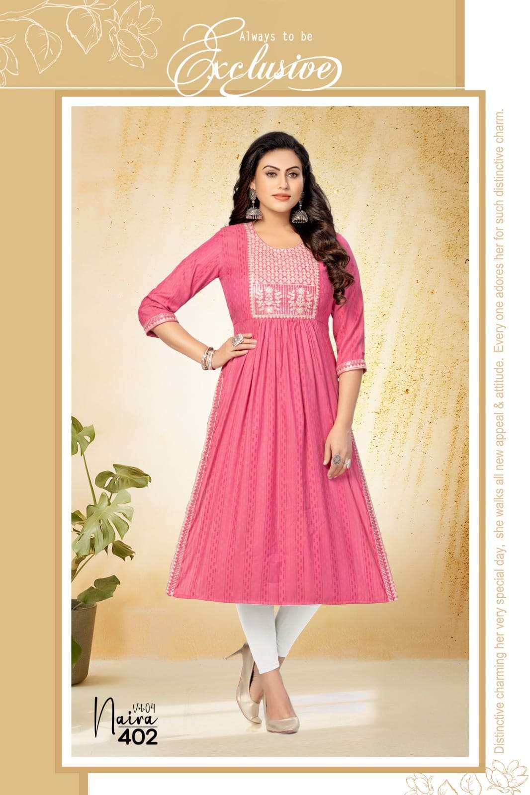 Hirwa Naira Cut Kurti Vol-4 Kurti 
