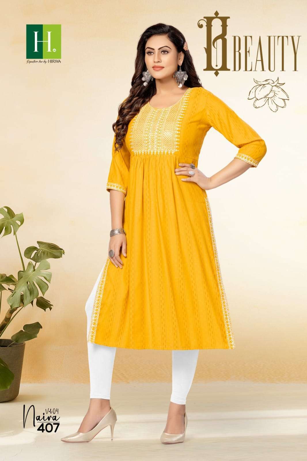 Hirwa Naira Cut Kurti Vol-4 Kurti 