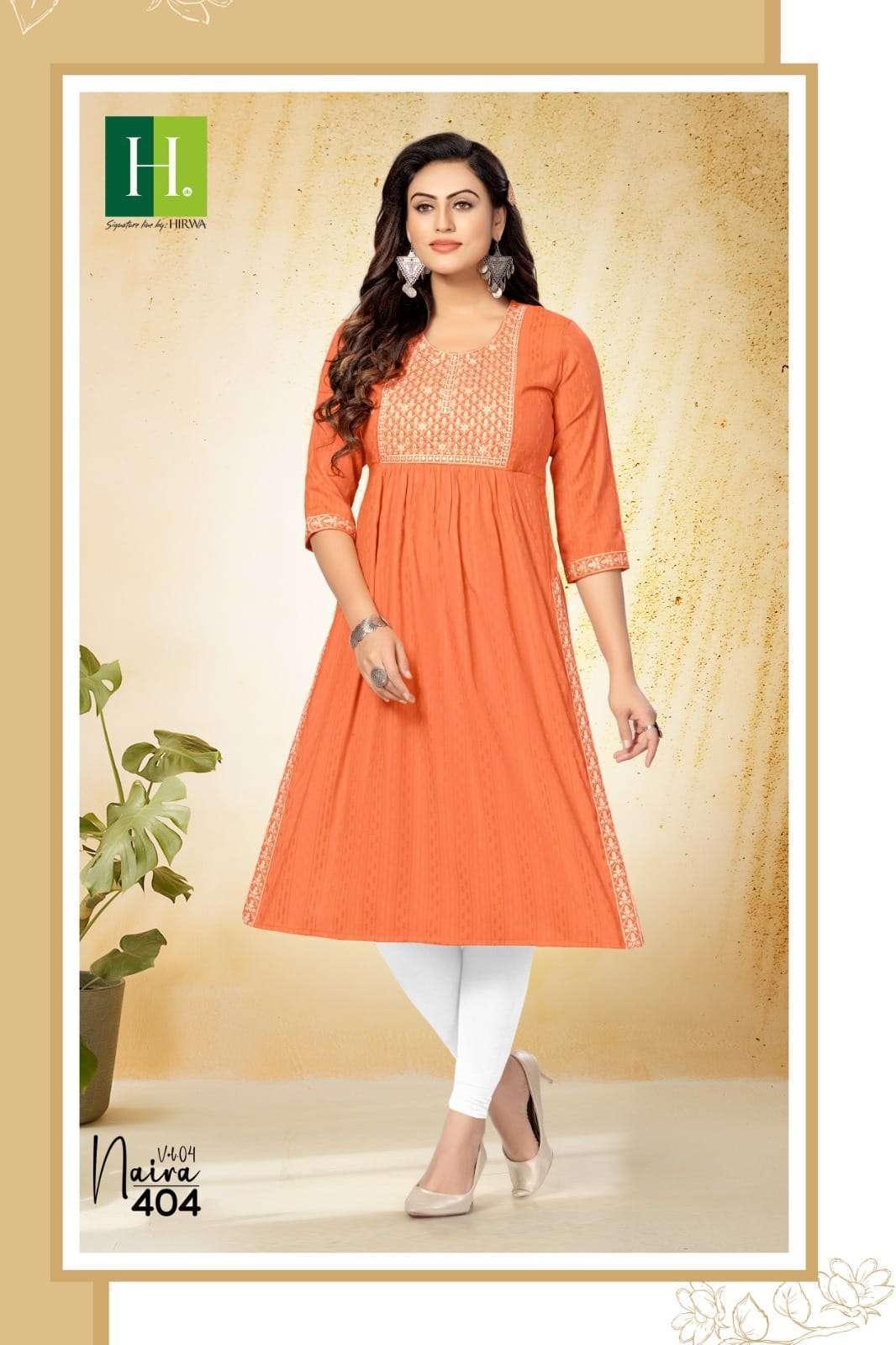 Hirwa Naira Cut Kurti Vol-4 Kurti 