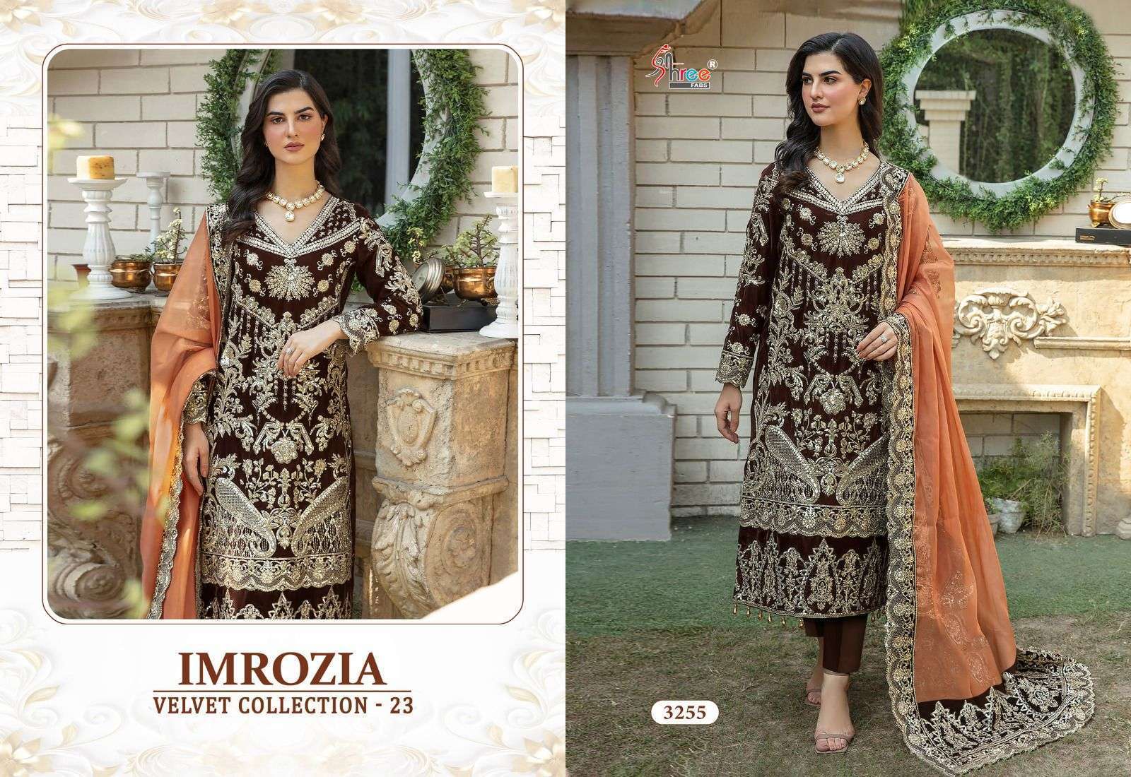 Imrozia Velvat With Heavy Embrodered Salwar Kameez Wholesale SURAT