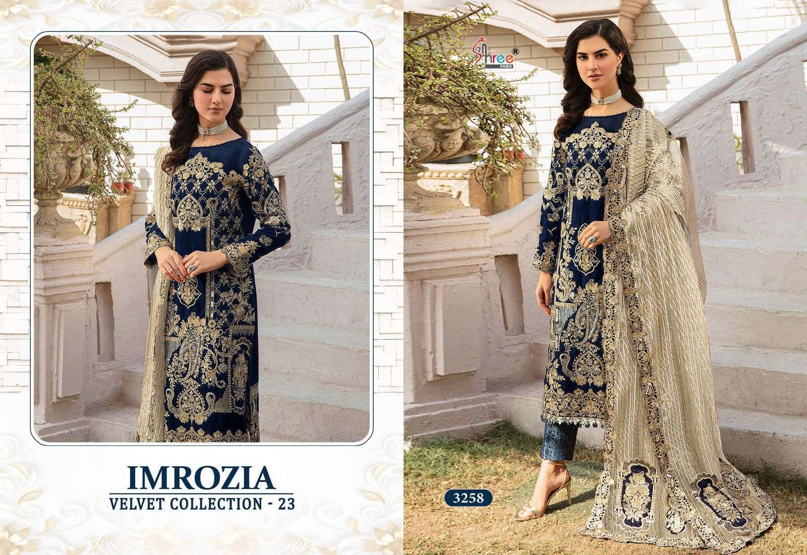 Imrozia Velvat With Heavy Embrodered Salwar Kameez Wholesale SURAT