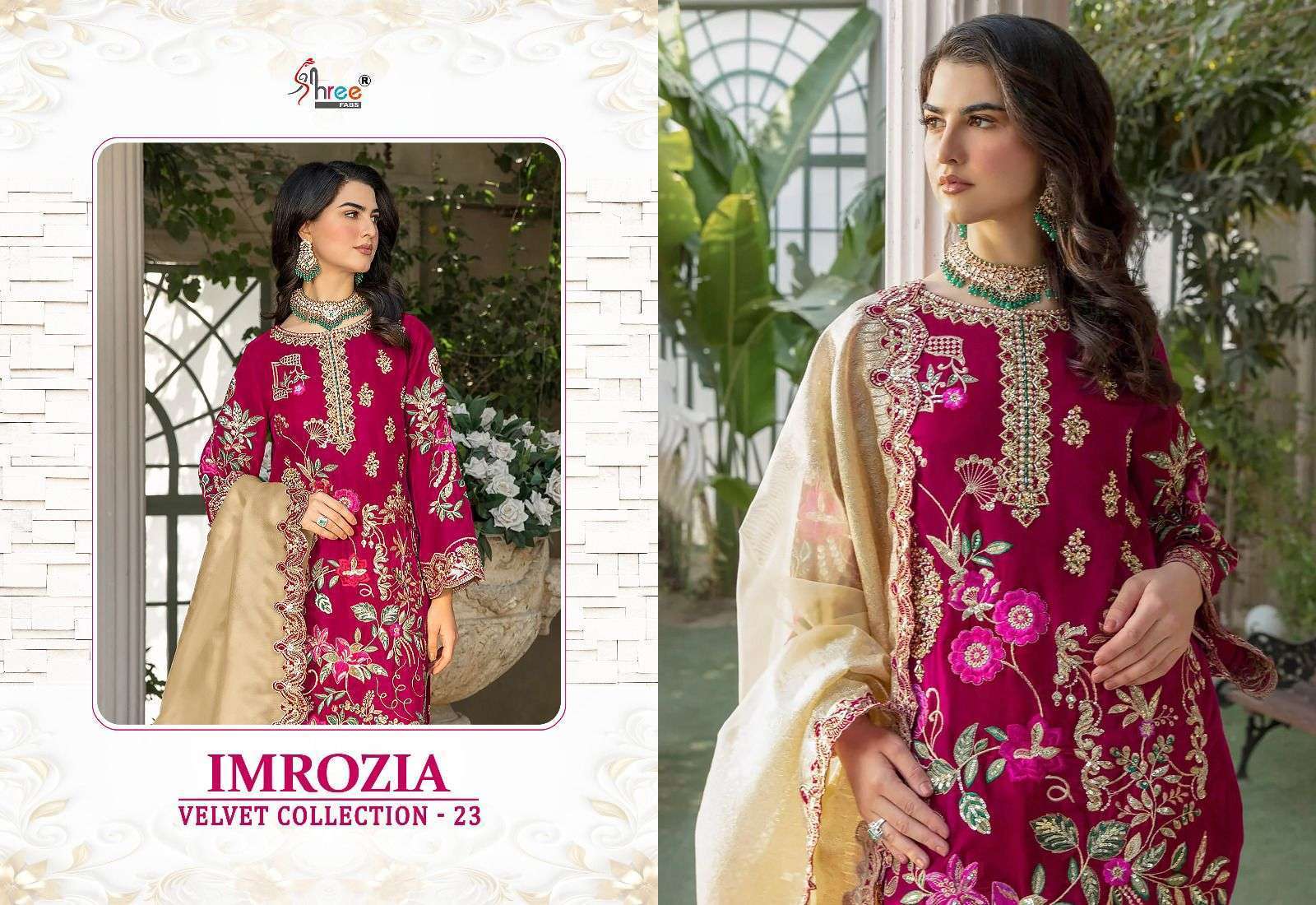 Imrozia Velvat With Heavy Embrodered Salwar Kameez Wholesale SURAT