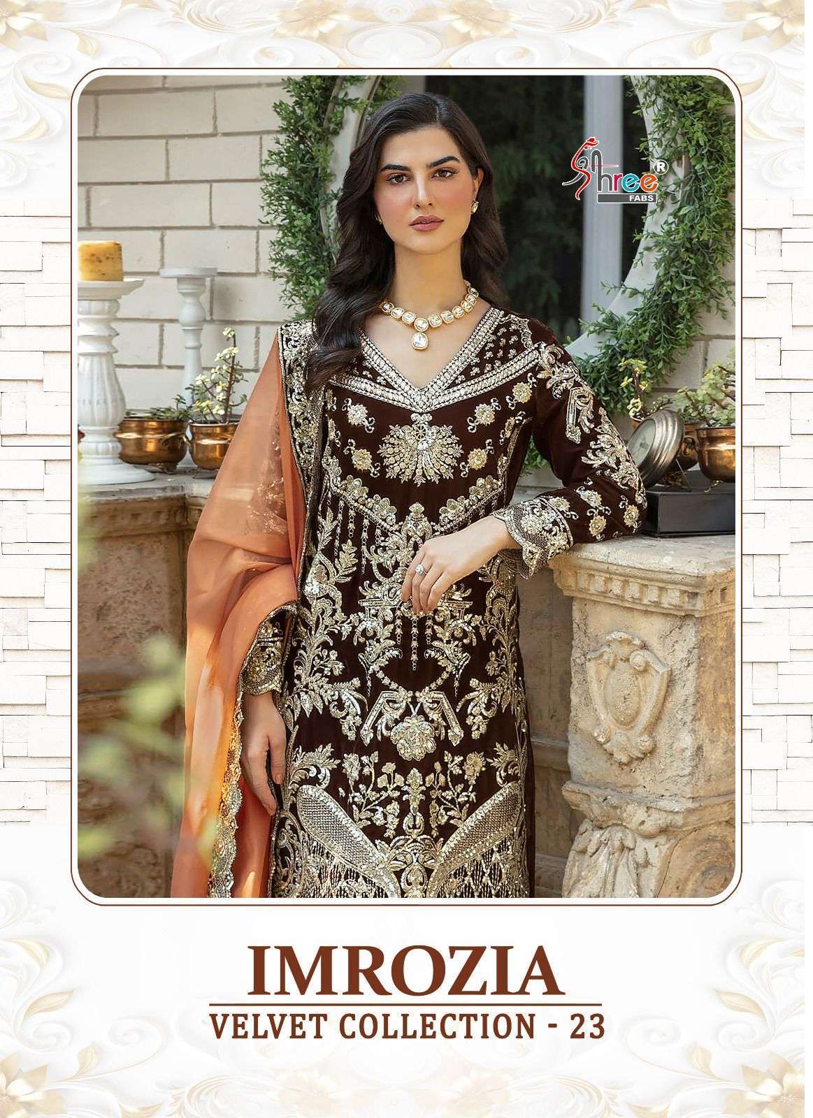 Imrozia Velvat With Heavy Embrodered Salwar Kameez Wholesale SURAT