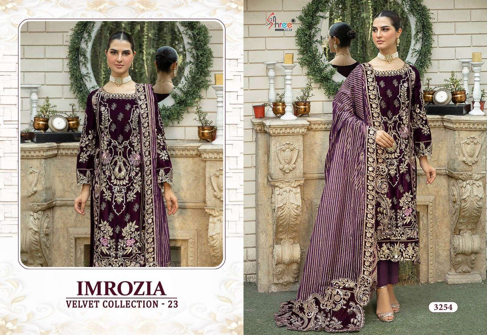 Imrozia Velvat With Heavy Embrodered Salwar Kameez Wholesale SURAT