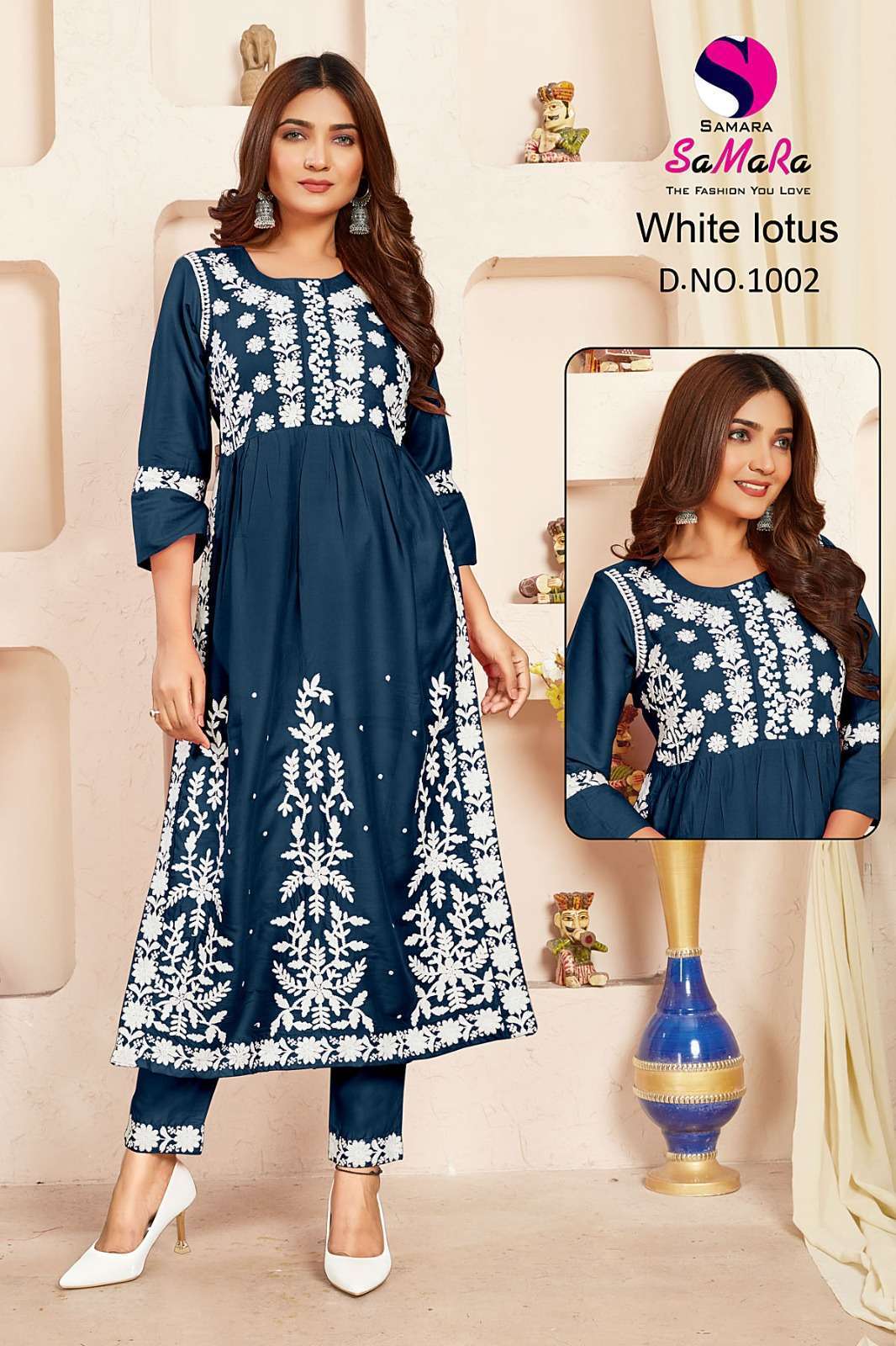 Jay-Sha White Lotus Vol- 3 Kurti Wholesale SURAT