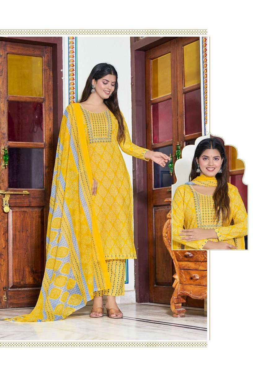 Kavya Pashmina Vol-2 – Kurti Pant With Dupatta 