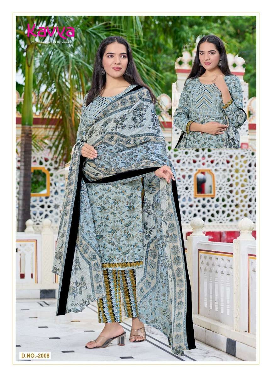 Kavya Pashmina Vol-2 – Kurti Pant With Dupatta 