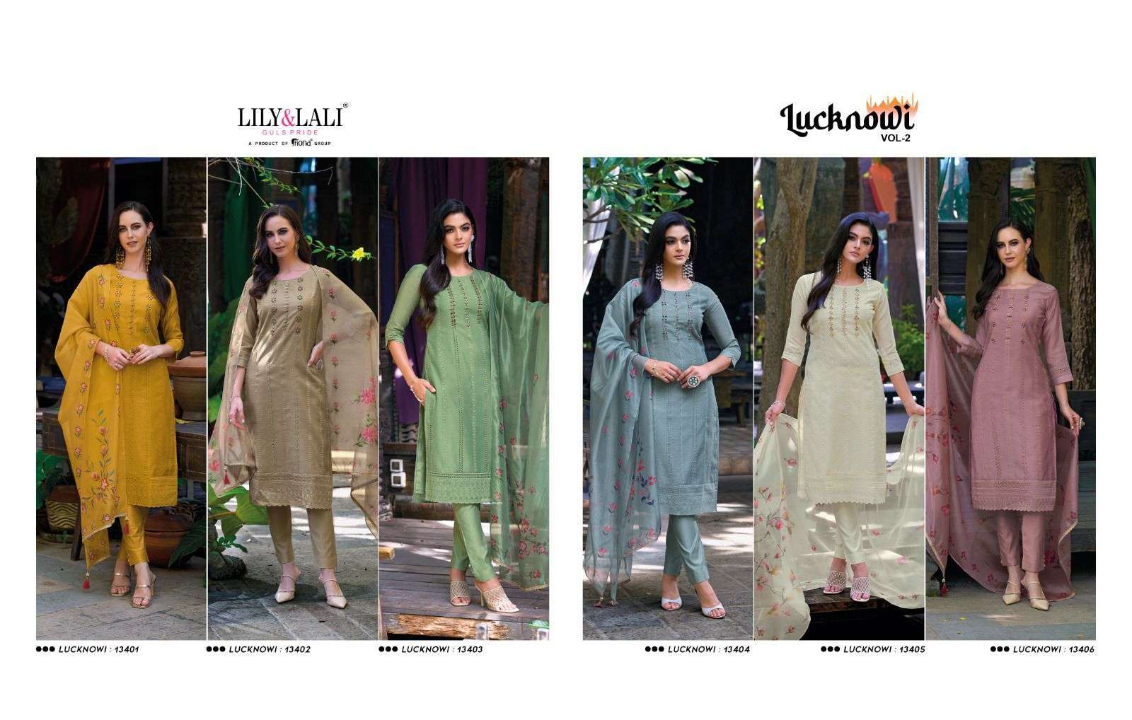 Lily And Laly Lucknow Vol 2 Designer Boutique Kurti Wholesaler 