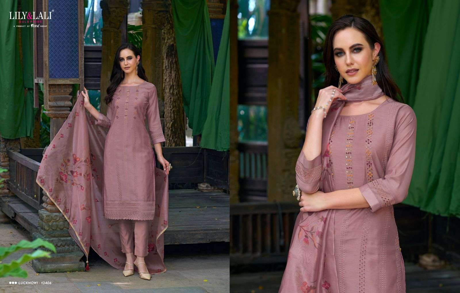 Beige Designer Embroidered Georgette Kurti | Saira's Boutique