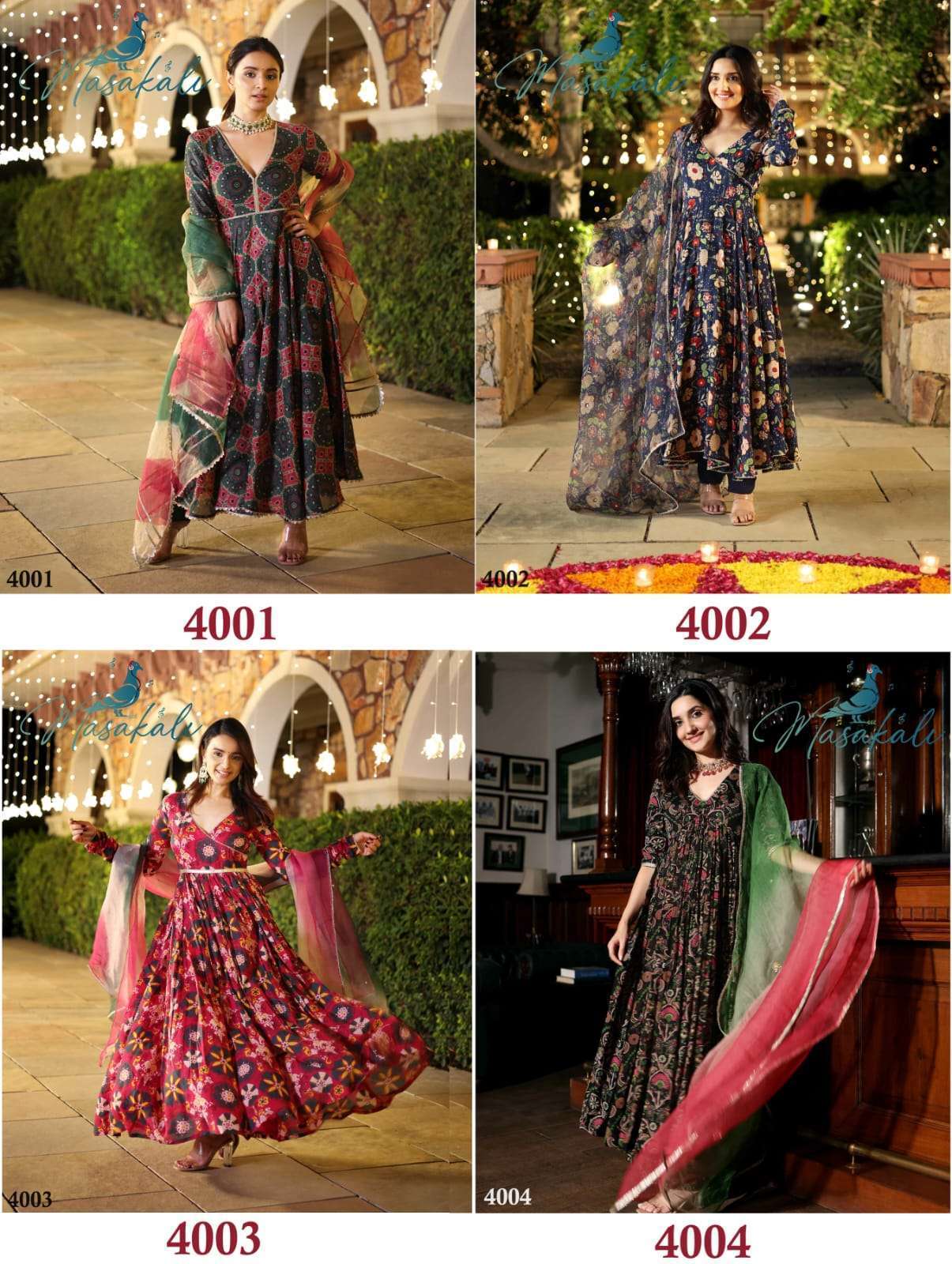 Masakali Vol 4 Printed Designer Anarkali Kurti Wholesale collection in india