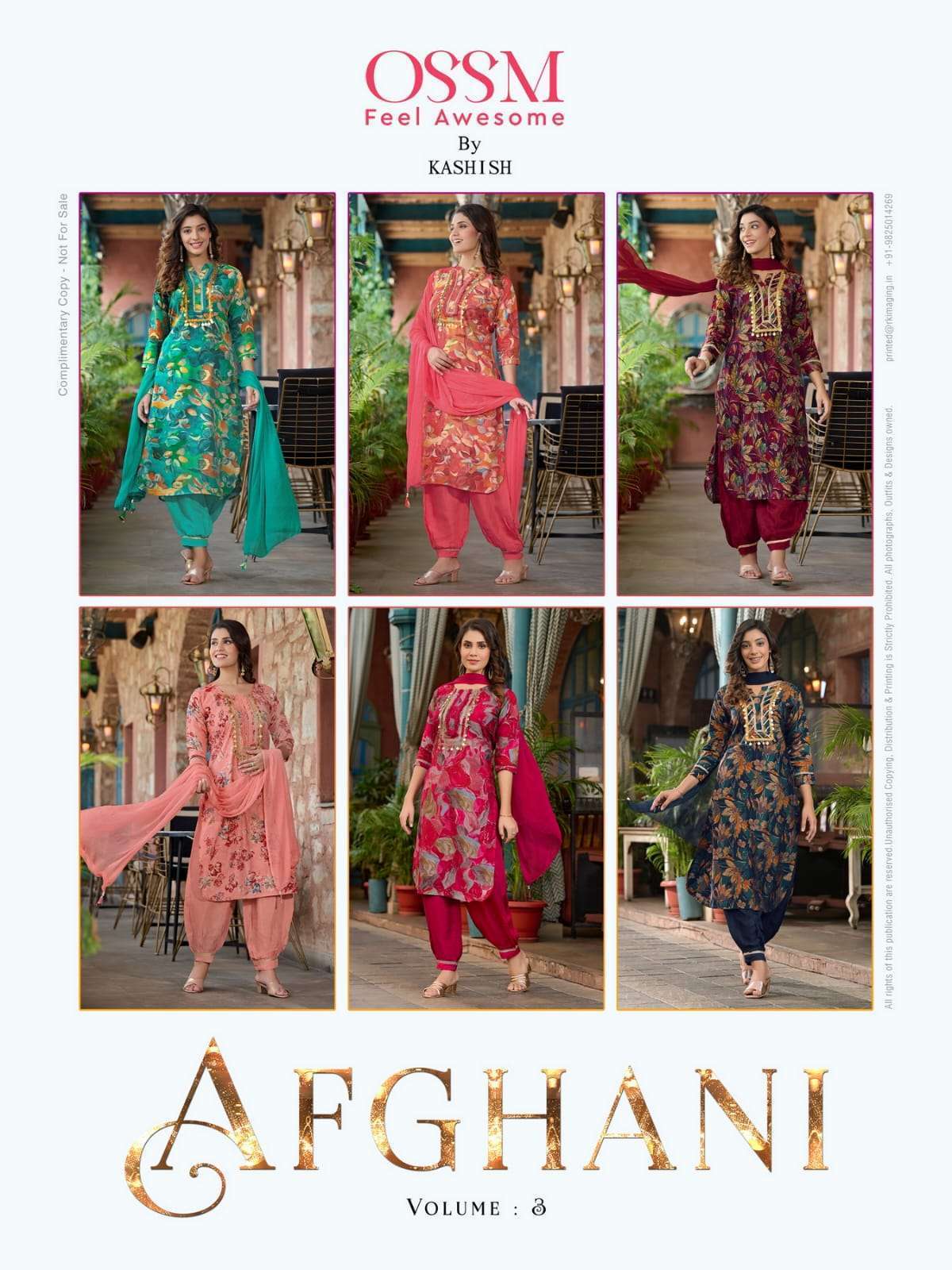 Ossm Afghani Vol 03 Manufacturer Of Wholesale Kurti INDIA