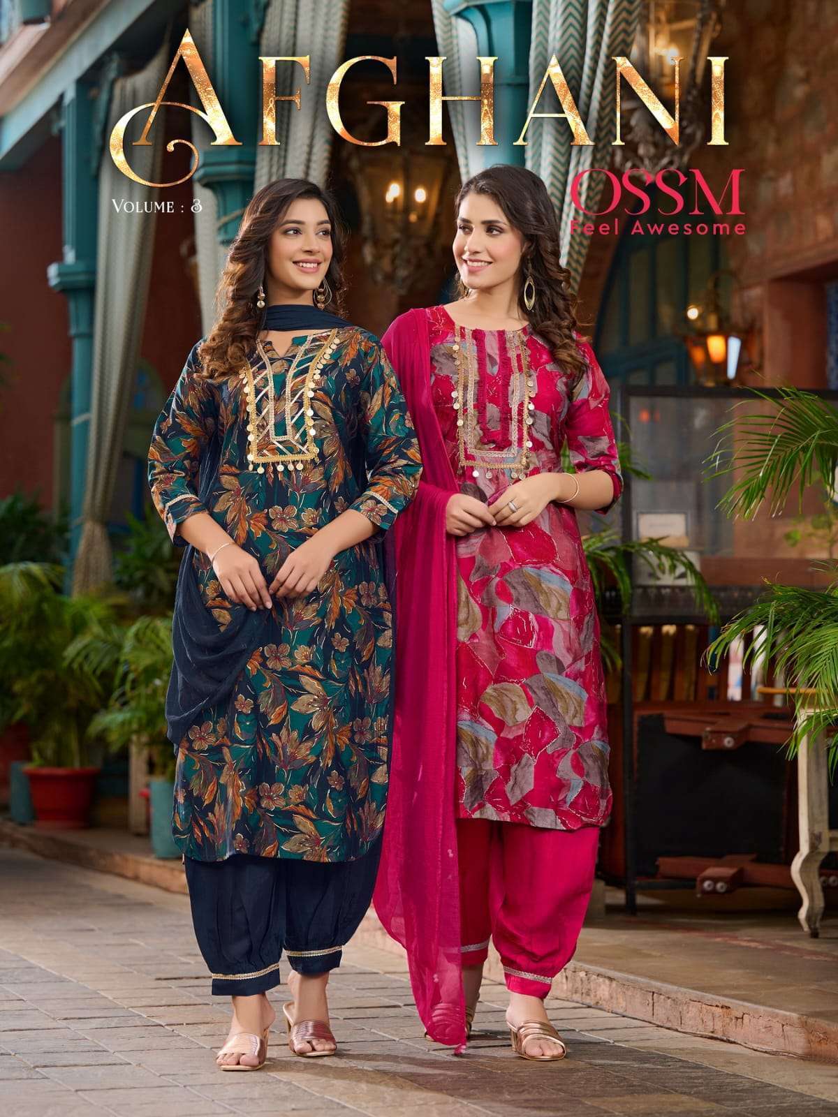 Ossm Afghani Vol 03 Manufacturer Of Wholesale Kurti INDIA