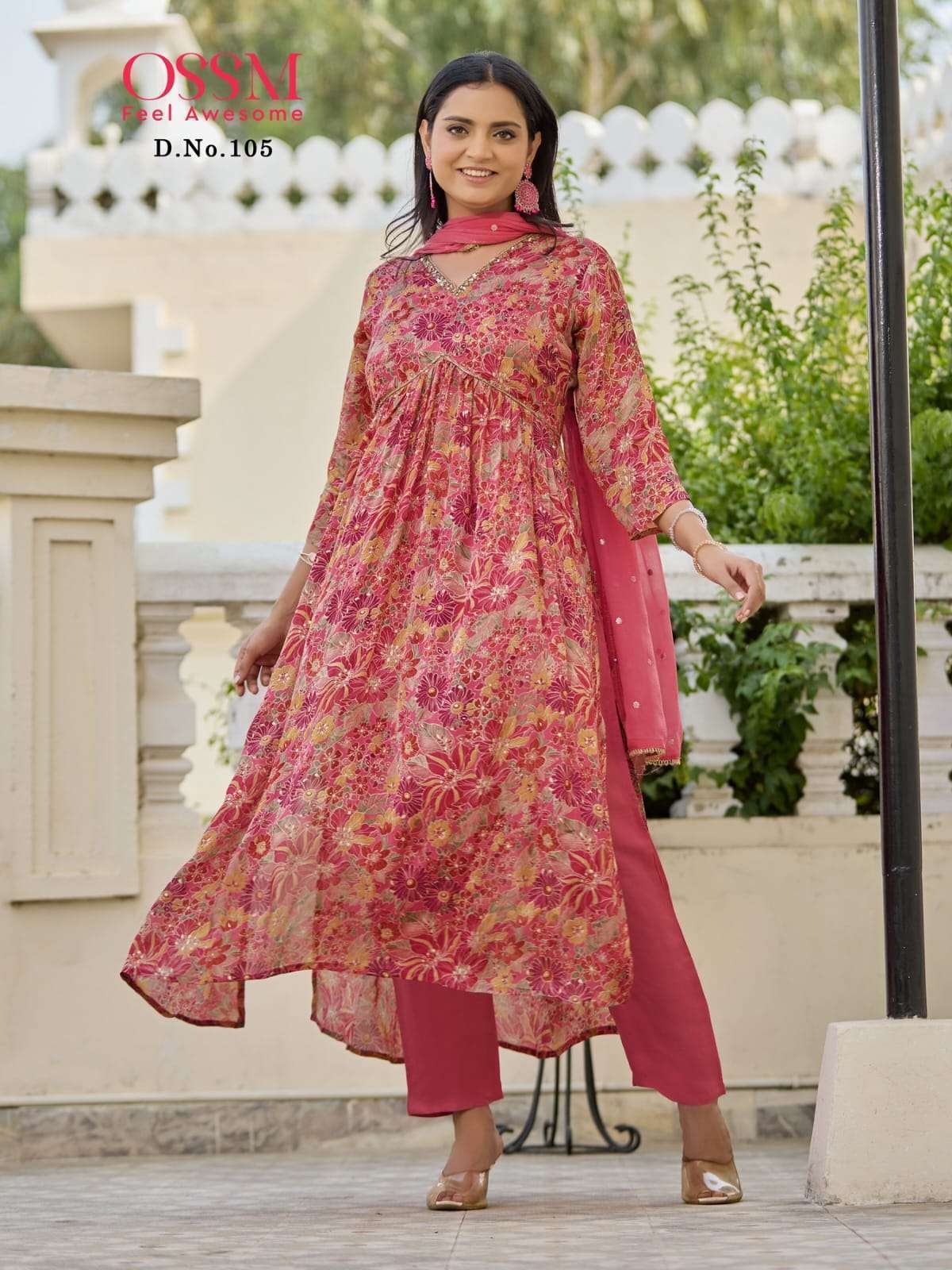 Meena Bazaar Red Ethnic Motifs Printed Extended Sleeves Pure Georgette  Kaftan Kurti Price in India, Full Specifications & Offers | DTashion.com