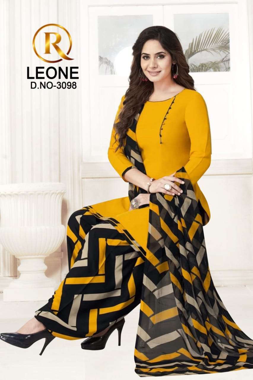 R Leone Synthetic Dress Material Wholesale SURAT