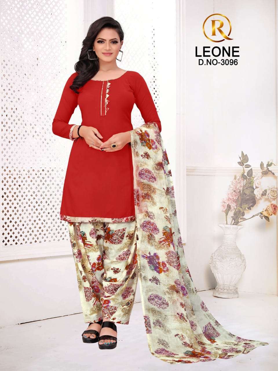 R Leone Synthetic Dress Material Wholesale SURAT